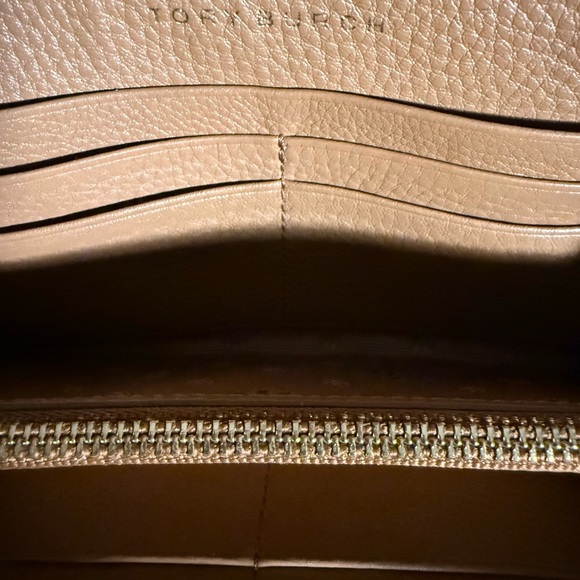 Tory Burch Pebbled Leather Zip Wallet - Picture 4 of 6